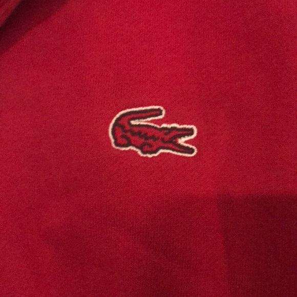 Red Lacoste Sweater - Picture 2 of 3